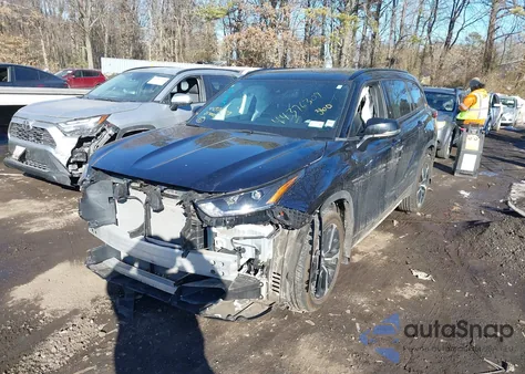 2021 Toyota Highlander Xse из США, поврежденный, VIN 5TDLZRBH0MS151613